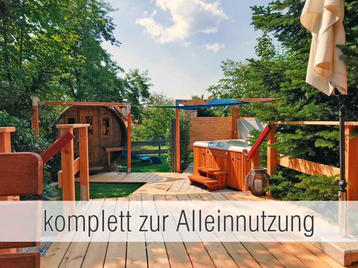 Huette41: Ganze Huette Nah Am See Mit Privatem Whirlpool, Sauna. Umzaeunt. Валдкирхен Екстериор снимка