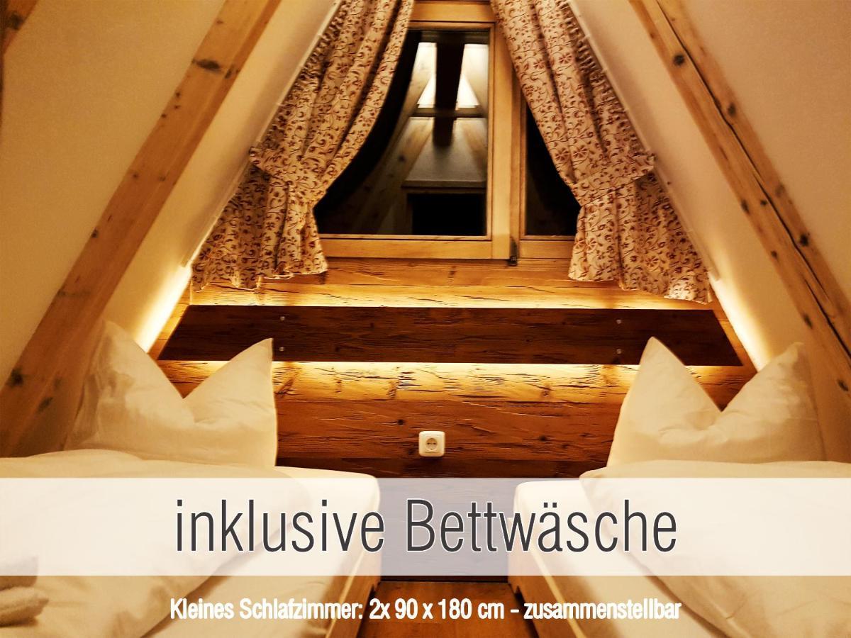 Huette41: Ganze Huette Nah Am See Mit Privatem Whirlpool, Sauna. Umzaeunt. Валдкирхен Екстериор снимка