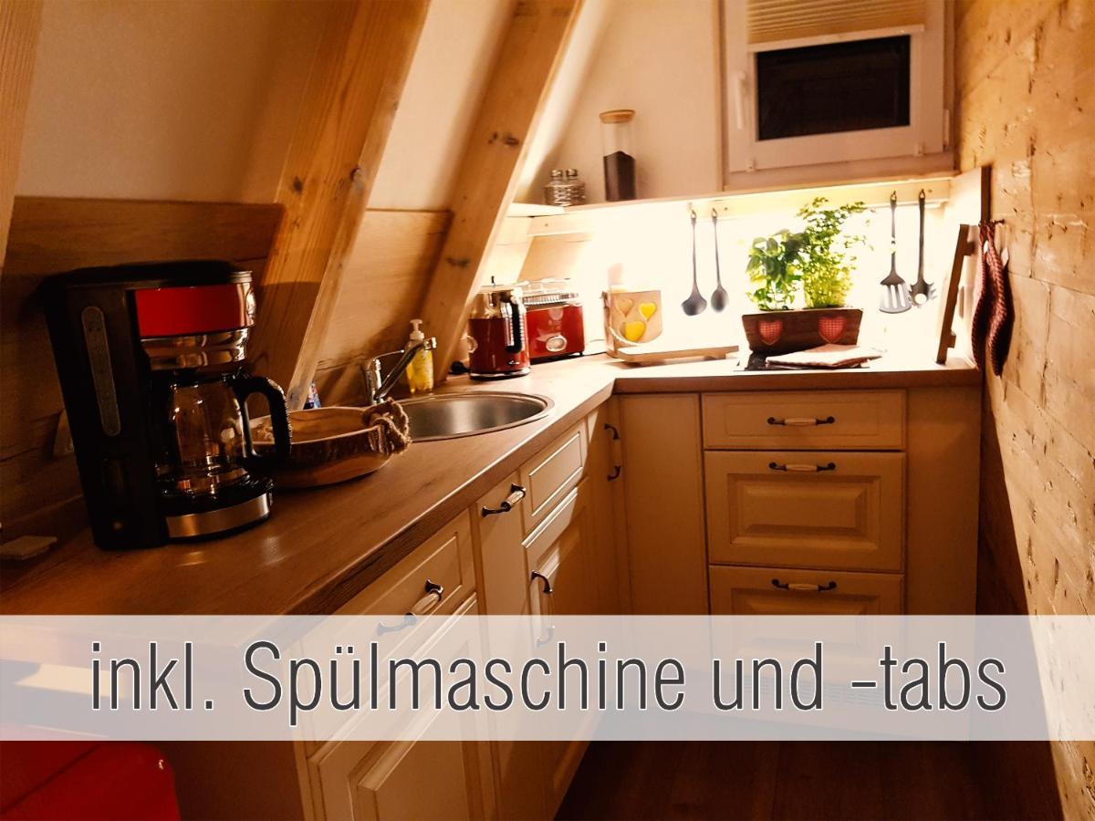 Huette41: Ganze Huette Nah Am See Mit Privatem Whirlpool, Sauna. Umzaeunt. Валдкирхен Екстериор снимка